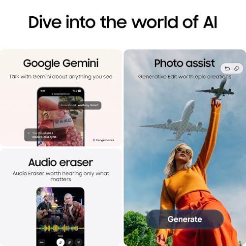 Image of Samsung Galaxy S25 FE 5G Smartphone with Galaxy AI (JetBlack, 8GB RAM, 128GB Storage), 12MP Front Camera, ProVisual Engine, Long Battery Life