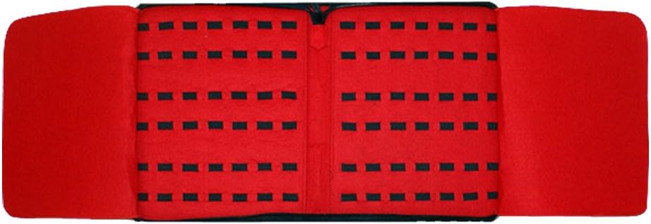 MedievalDepot 42-Piece Folding Knife Carry All Case - Premium Nylon Storage with Felt Interior