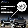Nakuuly Exterior Chrome Door Handle 4 PCS Front Rear Driver & Passenger Compatible with 2007-2014 Cadillac Escalade Chevy Avalanche Silverado Suburban GMC Sierra Yukon OE # 22738722 22738721 20828258 #2