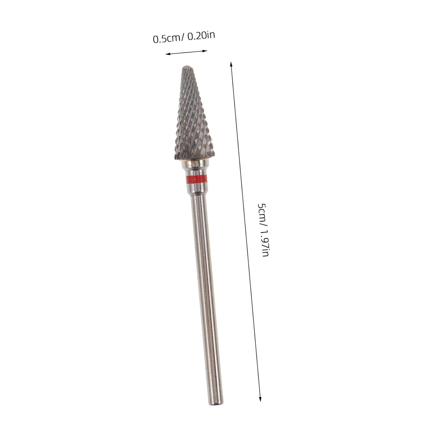 Generic Tungsten Carbide Nail Drill Bit Umbrella Polishing Tool for Acrylic Gel Nail Removal and Cuticle Care Multifunctional Manicure Pedicure Accessory for Beginners and Salon Use