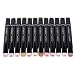 12/24/36 Colores Art Alcohol Twin Brush Rotuladores dobles Color de piel Set...