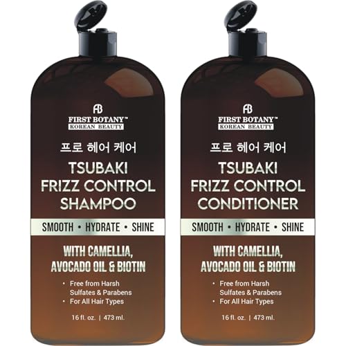 Korean Frizz Control Shampoo & Conditioner Set – Anti Frizz