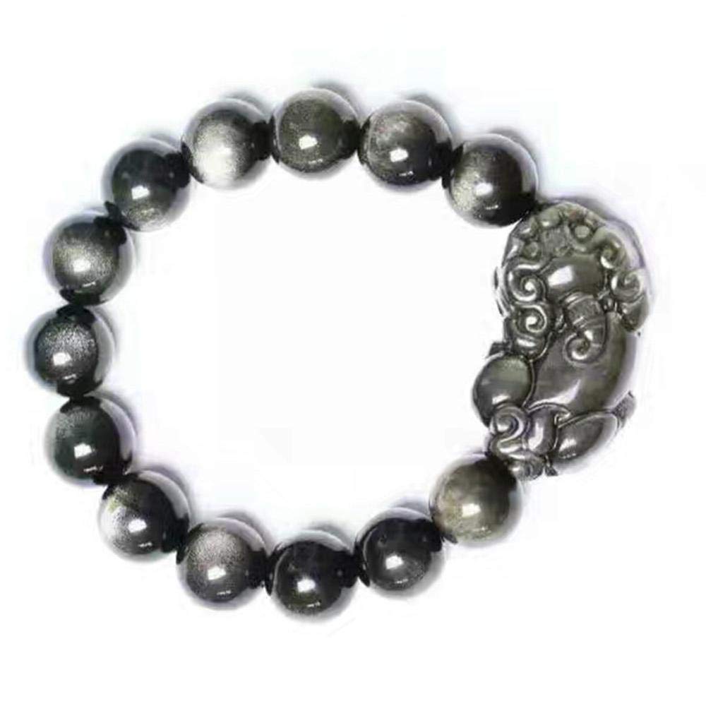 BMGFEW Bracelet Fashionable Lovely Bracelet High-end Decoration Natural Gold Stone P Embroidery Bracelet Gift for Men and Women (Size