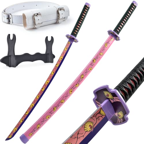 Kokushibou Sword. Demon Slayer Sword Kokushibou Katana -41 inchfor Role-Playing and Collection.Anime Original Texture
