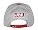 Marvel Hat for Men Marvel Comic Men's Chibi Kawaii Style Characters Adult Snapback Hat Cap Grey