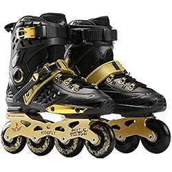 Patines Freeskate Baratos XIUWOUG Patines Adulto Mujer Hombre Rollerblade Patines En Linea Resistente Al Desgaste, Transpirable, Cómodo Roller Blades Hombres Patines 36-44,43