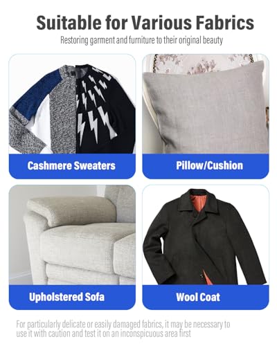 Cashmere Comb for Sweaters, Sweater Comb for Removing Pills and Fuzz, Gentle on Wool & Knitwear, Portable Handheld Clothing Care Tool with Storage Pouch - Image 5