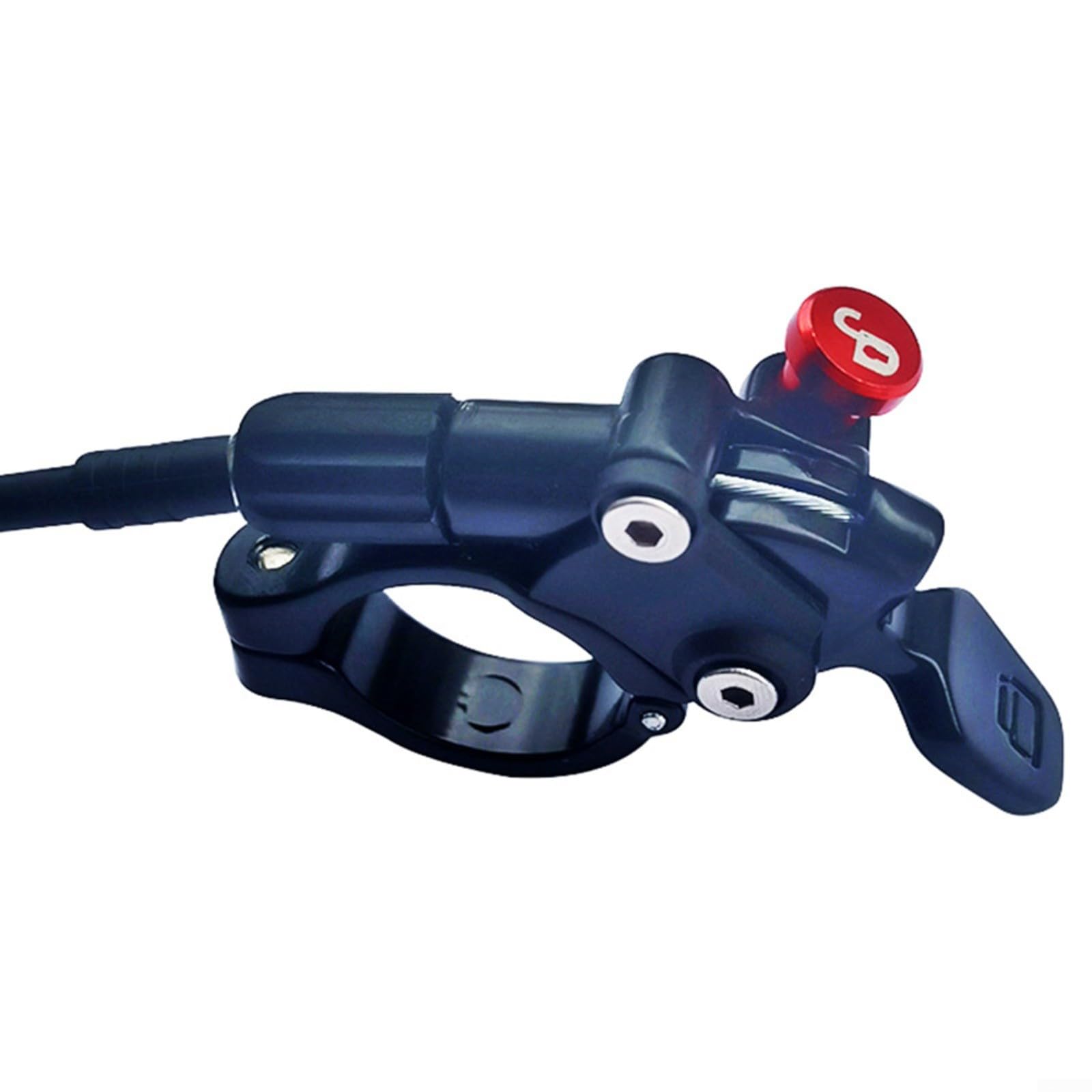 Palanca de bloqueo para bicicleta de montaña, interruptor de control remoto con soporte de cable para manillar Suntour para palanca de bloqueo Rockshox