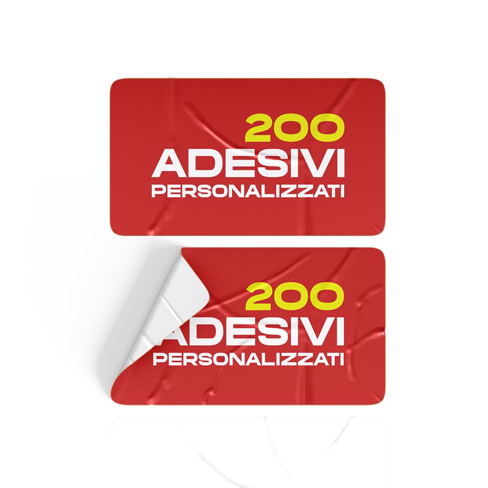 Sticker Personalizzati 110 Etichette Adesive Personalizzate - Con Logo E Testo, Per Eventi Aziendali, PVC Trasparente Stampa Adesivi A Colori - Foto 3