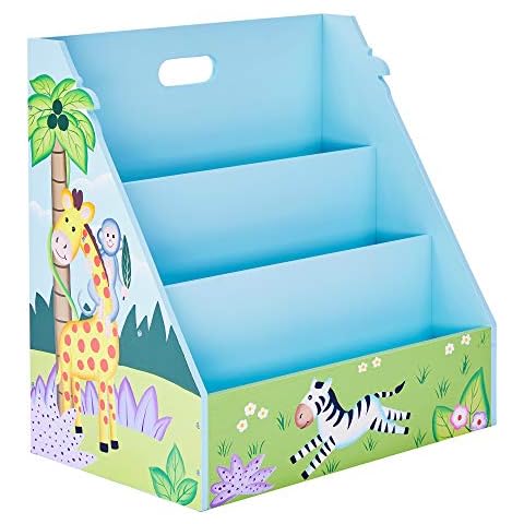 Fantasy Fields Sunny Safari Kids Bookshelf Bookcase Book and Toy Organiser Storage UK-TD-13141A Cover