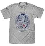 Tee Luv Men's Coors Golden Beer T-Shirt - Vintage Coors Banquet Logo Shirt, Athletic Heather, M