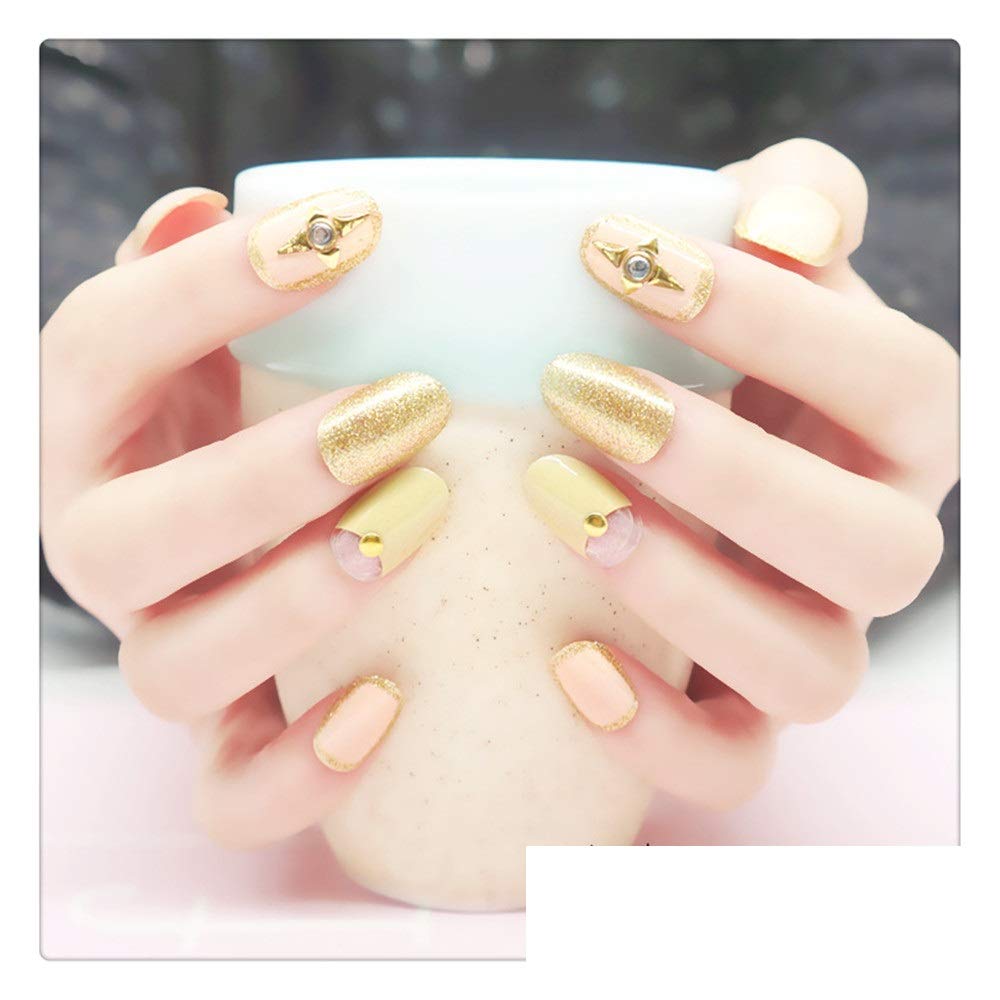 Faux Ongles De Mode Populaire Nail Art Fini Pièce De Diamant-Clouté Faux Ongles Ultra-Mince Nail Art Japonais Manucure