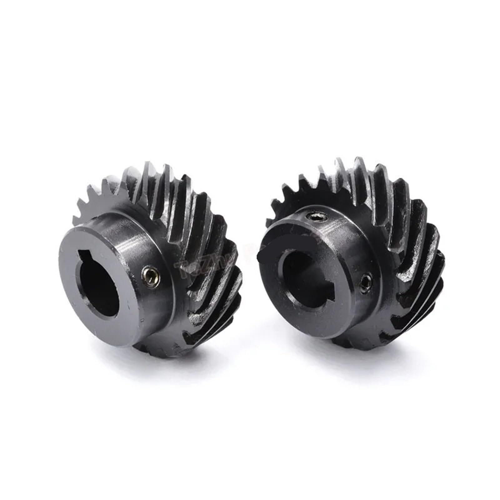 Engrenage conique gauche 1M 45 degrés, dents 13/15/20/26/30, trou 6-16 mm, acier 45#, pièce d'ingénierie de précision(6mm 1M 30Teeth)
