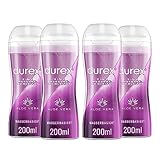 4er Pack - Durex Play 2in1 Massage & Gleitgel - Aloe Vera - 200 ml