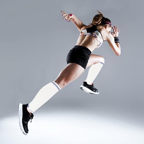 Miniatura 97 de FuelMeFoot - Paquete de 3 calcetines de compresión de color cobre, calcetines de compresión para mejorar la circulación, para mujeres y hombres, 00