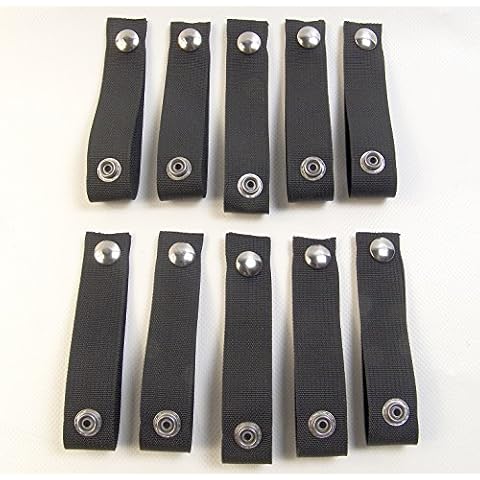 Northwest Tarp & Canvas Extender Snaps for Your Boat Cover, Black (Extend A Snap), Adds 4" Inch, Finger Loop Built in, 10 Piece Set Cover