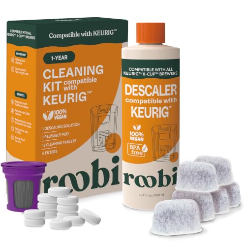 Roobi Keurig Compatible Descaling Solution & Cleaning Kit by Roobi - Used condition - US$18.84