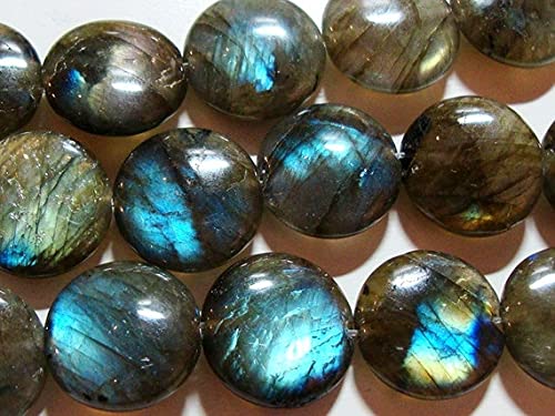 Labradorite 16mm perles de lithothérapie naturelle LKBEADS bijoux faits main