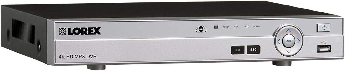posterior view of Lorex DV9163 DVR with various ports
