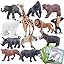 Pack of 12 Safari Animals