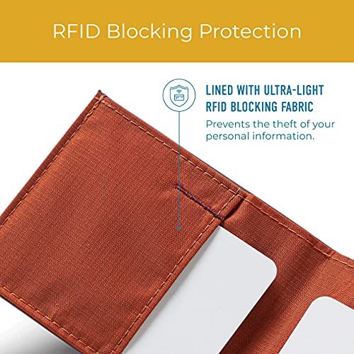 Image of Allett Sport Wallet, RFID Blocking Slim (Leather, Merlot)