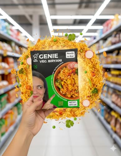 Image of GENIE FOOD READY TO EAT VEG BIRYANI READY IN 5 MIN