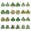 24PCS Green Charms