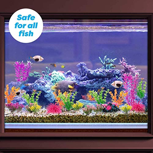 image for AroPaw Aquarium Decorations 20 Or 23 Pack Lifelike Plastic Decor Fish 