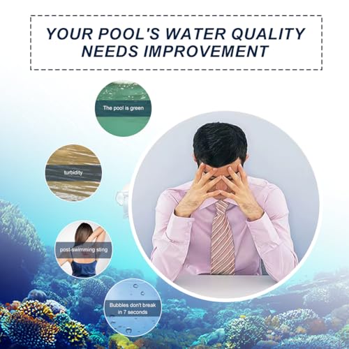 Miniatura 6 de 300g Pastillas Para Limpiar Piscinas,Para Piscinas Elevadas Y Enterradas