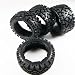 XmaxRc Front and Rear All Terrain Tire Tyre fit 1/5 HPI KM Baja 5B SS Rovan Buggy