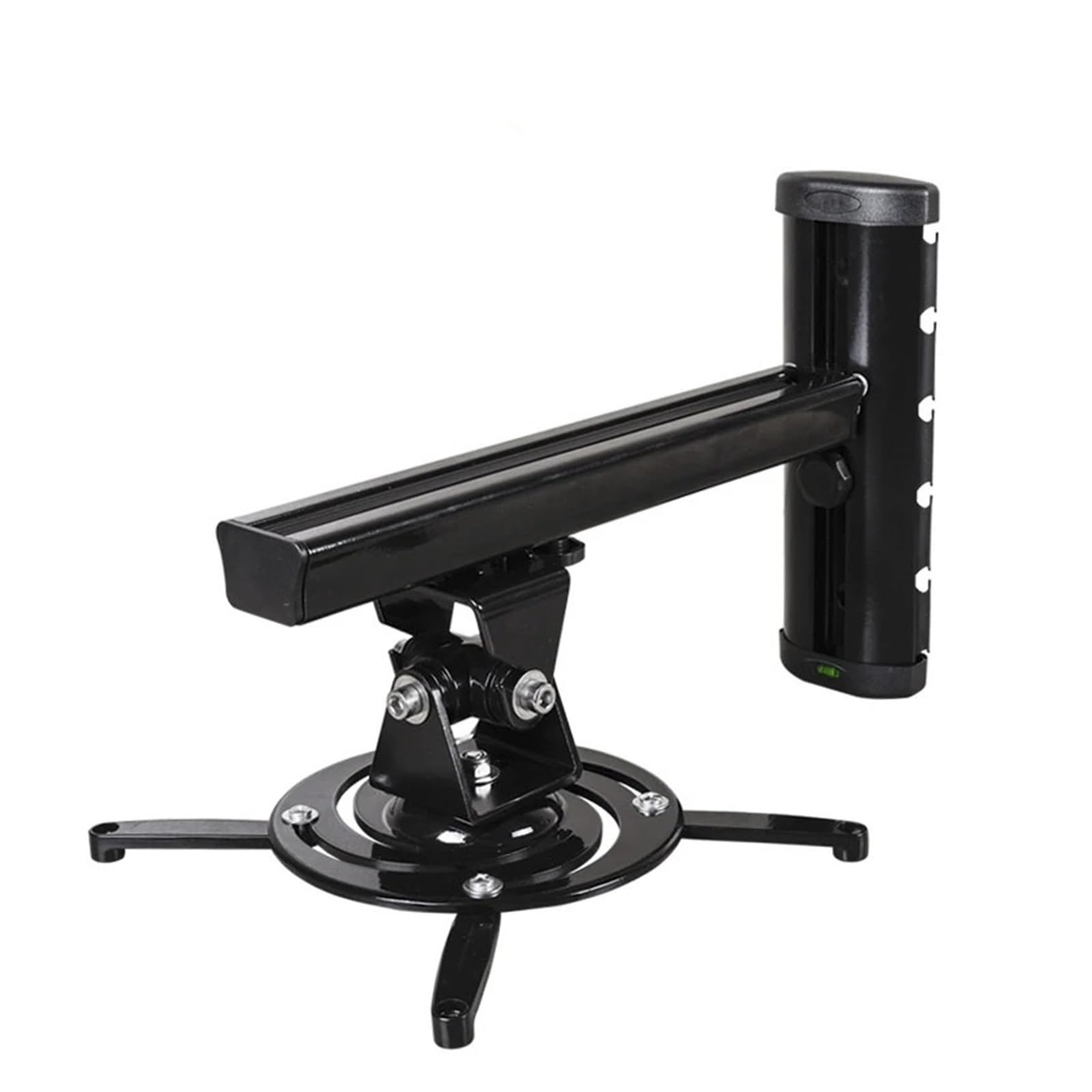 Soporte de techo para proyector PR03 de aluminio negro para cine en casa y salas de reunión