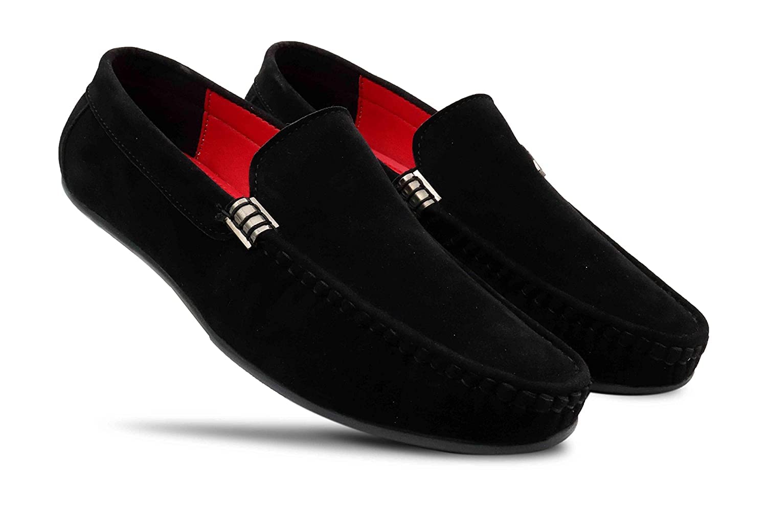 ULAZO Black Suede Slip-On Flexible Loafer Moccasin Casual for Mens & Boys 8 UK/IND (B0BS1N2D6V) Amazon Price History, Amazon Price Tracker