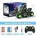 iappadore Remote Control Motorcycle for Boys 4-7, 2025 New RC Dirt Bike Toys with RGB Color-Changing Wheels & Exclusive Sideways Glide, 2.4GHz RC Stunt Motorbike Gift for Kids 5-12