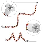 Bird Rope Perches,Parrot Toys 21 inches Rope Bungee Bird Toy (21 inches)[1 Pack] - Image 3