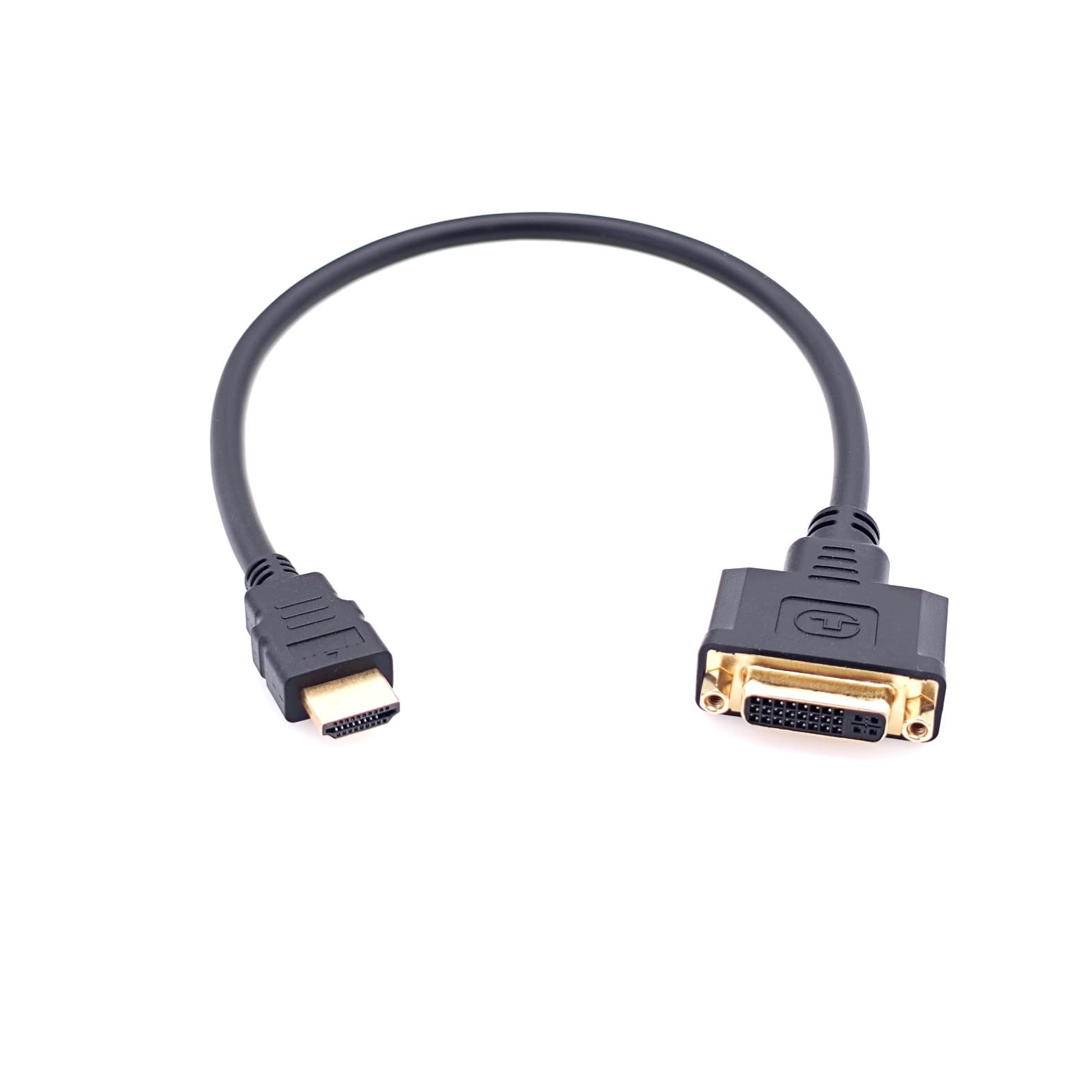 JZK adaptateur câble DVI vers HDMI bidirectionnel HDMI mâle vers DVI femelle 24+5 Full HD 1080p