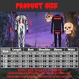 HarnyLoom Glow in the Dark Halloween Costume for Kids, Halloween Jumpsuit Kids Outfit, Alien Costume for Trick or Treating Boys Girls Fancy Dress (XXL) - Image 2