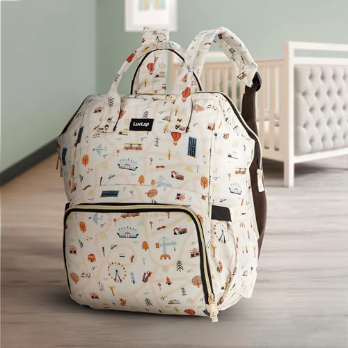 LuvLap Multifunctional Waterproof Diaper Bag for Mothers for Trav...