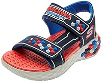 Skechers Kids Mega-Splash 2.0 - Cuboshore Strap Sandal, Navy/Red, US 3 Big Kid