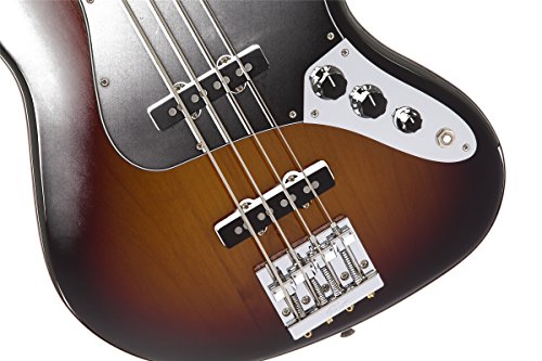 FENDER 0147702300 GEDDY LEE JAZZ BASS TOUCHE en érable couleurs SUNBURST Guitare électrique - Les Beatles, Paul McCartney, John Lennon, RIngo Starr, George Harrison FENDER 0147702300 GEDDY LEE JAZZ BASS TOUCHE en érable couleurs SUNBURST Guitare électrique – Image 4