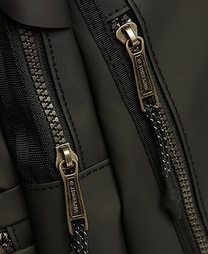 Superdry Womens Tarp Rucksack, Classic Hiking-Inspired Design Black/Black Size One Size3