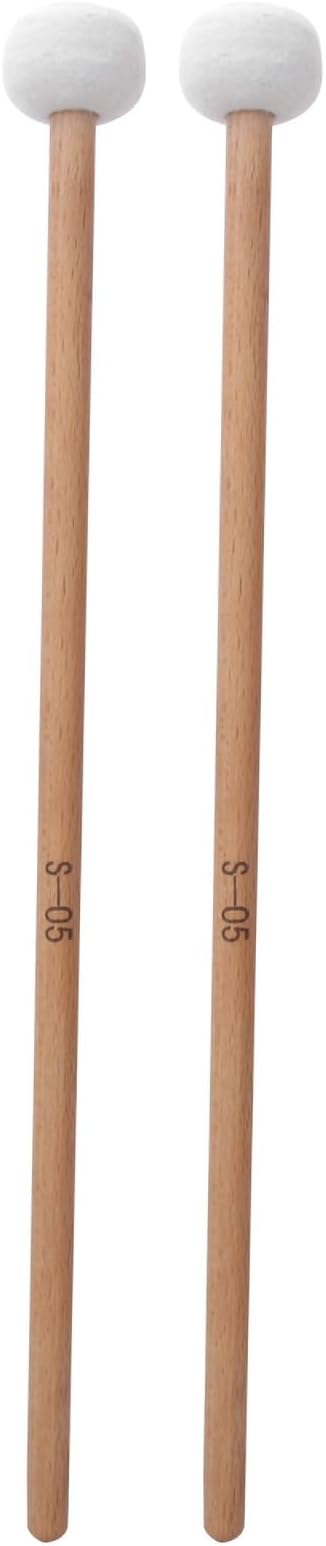 Timpani Mallet Timpani Stick - Set de 2 baquetas con cabeza de fieltro Baquetas De Timbales