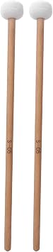 2Pcs Timpani Mallet Timpani Stick Snare Drum Mallet with Felt Head for Marching Band Snare Drum Performance Accessory Musical Instrument Accessories