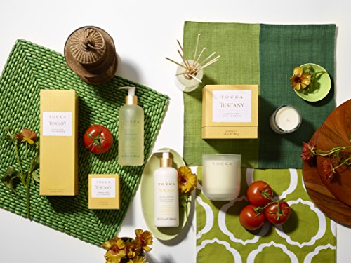 Tocca Tuscany Candela: Tomato Vine, Primrose | Richly Fragranced, Hand-Poured Candle, 10 Oz. #TOP3
