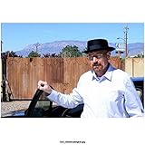 Bryan Cranston with hat (Breaking Bad Season 5 - Walter White) - 8 inch x10 inch PHOTOGRAPH...