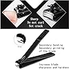 Manicure set Men Personal Care Tools Accessories Finger and Toe Nail Clippers Kit Professional Manicure Pedicure Kit With Travel Case Nail Grooming Kit Present for Men Women Stocking Stuffers #6