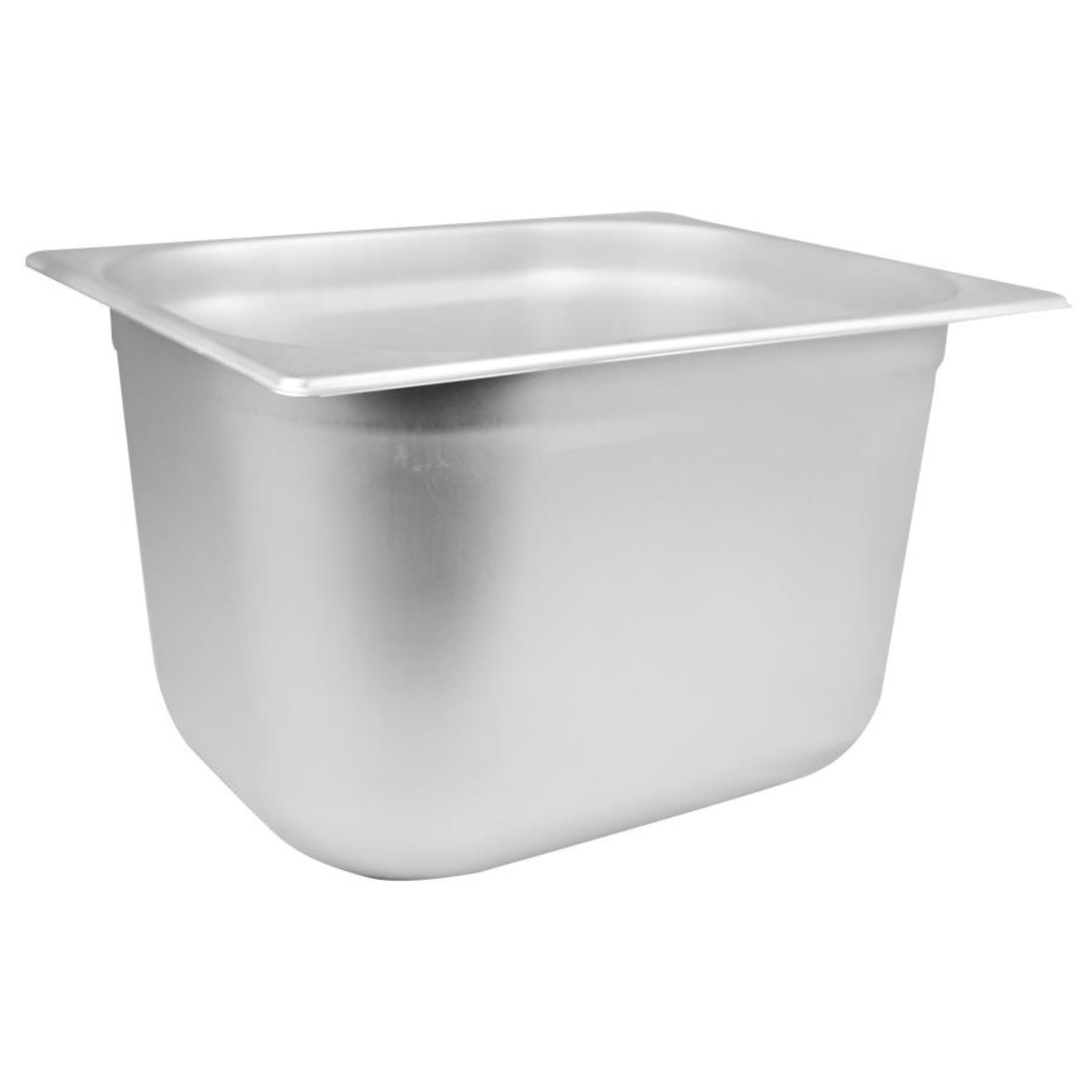 C&S Homestore Stainless Steel Gastronorm 1/2 Size Pan – Solid Variant – Durable Food Storage Container For Catering, Buffet, Bain Marie, Chafing Dish - 14Ltrs 1/2 200Mm