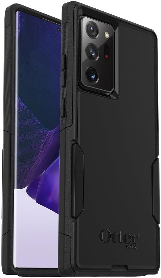 OtterBox 77-65241 Commuter Case, Shockproof, Drop proof, Rugged, Protective Case, 3x Tested to Military Standard, Black, Samsung Galaxy Note 20 Ultra 5G