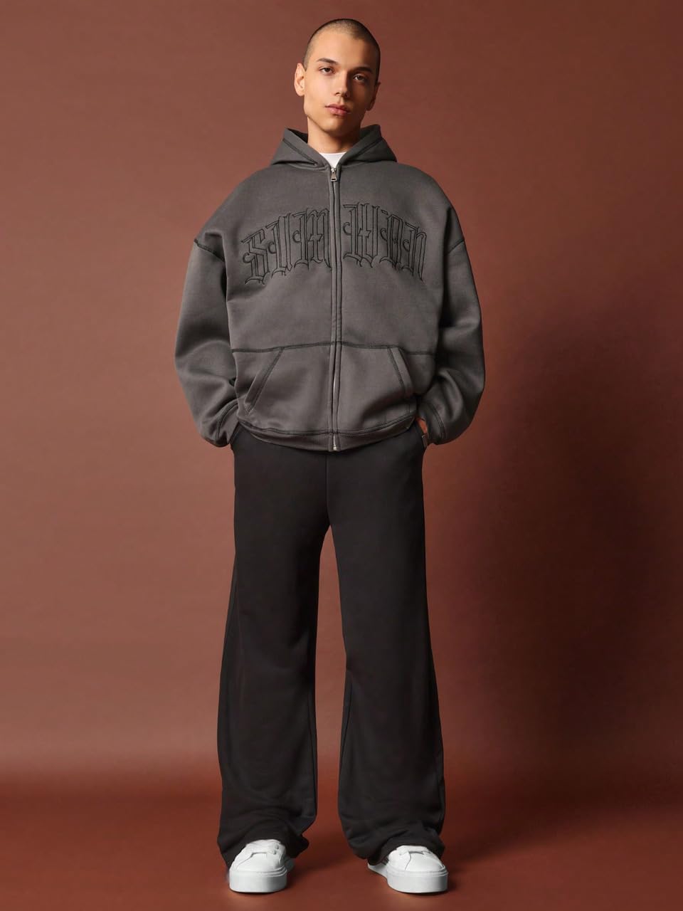 PROGENY Solid Men BlackCotton Blend||Open Bottom ||BLCK0811NVF Size-42 IkfXsyBfeU Size 42 4