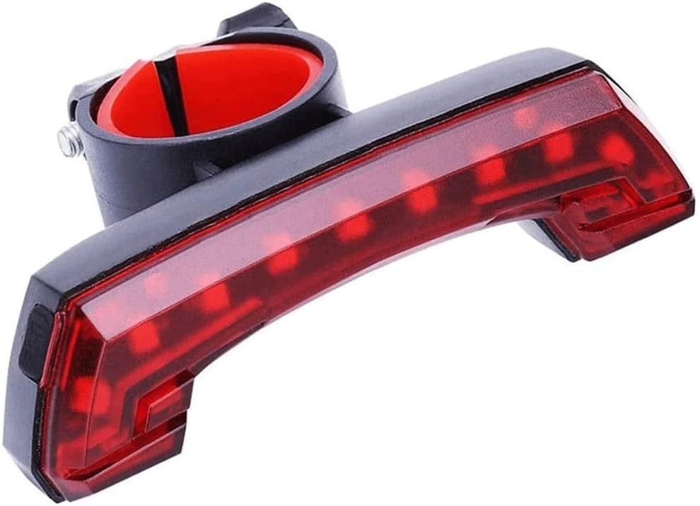 USB Rechargeable LED Bike Tail Light. Bright Bicycle Rear Cycling Safety Flashlight Fits Road Mountain Bikes 5 Mode Safety Brake Taillight