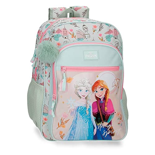 Disney Strong Spirit Mochila Escolar Multicolor 30X40X13 Cms Poliéster 15,6L